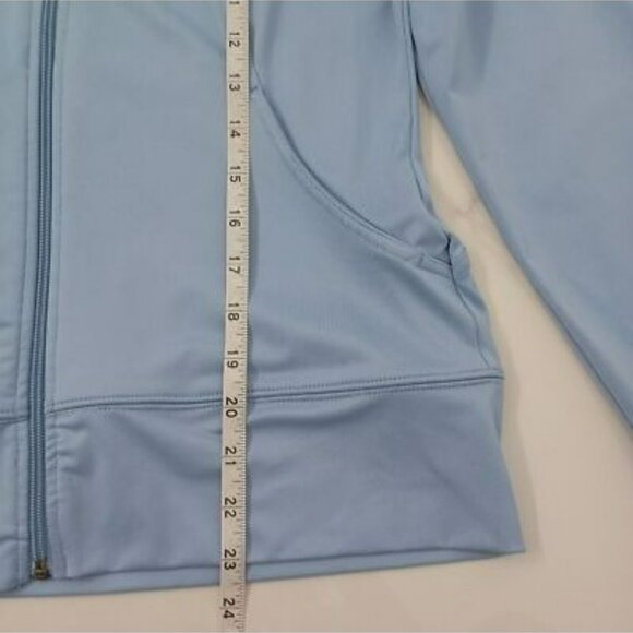 Champion Blue Full-Zip Jacket Womens S Lightweight Stretchy - Picture 12 of 12